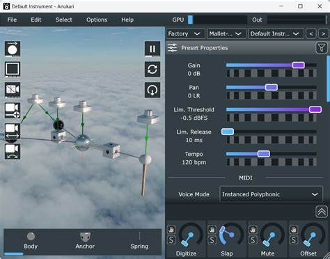 Anukari has macros, and a preset API