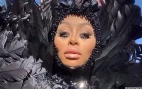 Blac Chyna Ridiculed Over Dark Bizarre 2023 Grammy Awards Look - AceShowbiz Media