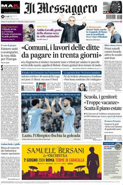 ITALIA - Il Messaggero