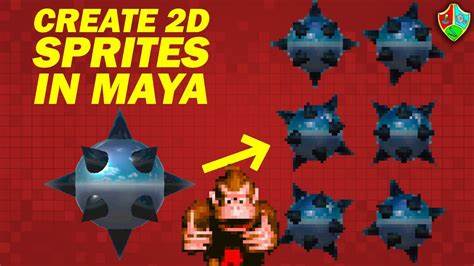How to Make "Donkey Kong Country" Style Sprites [video]
