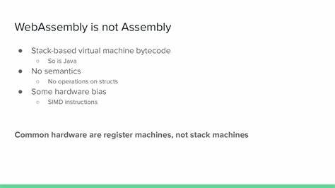 WebAssembly Troubles Part 1: WebAssembly Is Not a Stack Machine