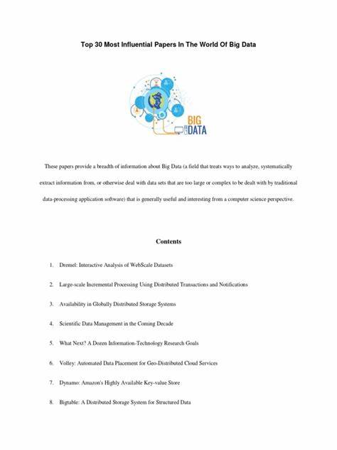 Most Influential Database Papers
