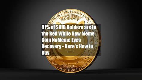 81% of SHIB Holders are in the Red While New Meme Coin NoMeme Eyes Recovery - Here's How to Buy - Cryptonews