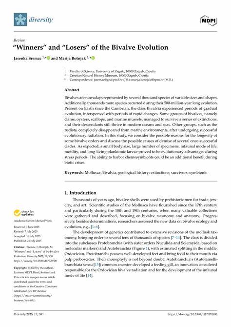 Winners and Losers of the Bivalve Evolution