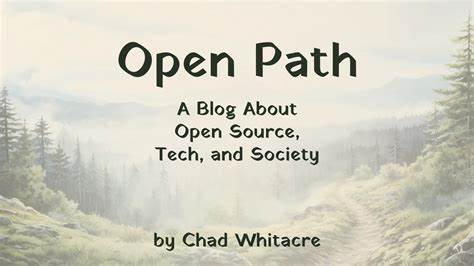 Open Path – open-source is a gift that's greater than we realize
