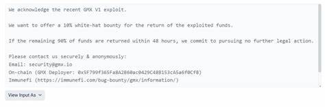  Hacker returns stolen funds from $40M GMX exploit 