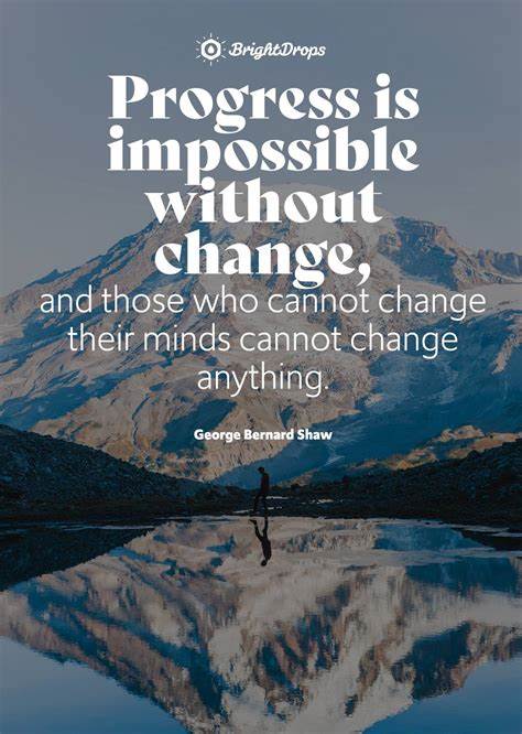 Change is necessary and it needs to happen now