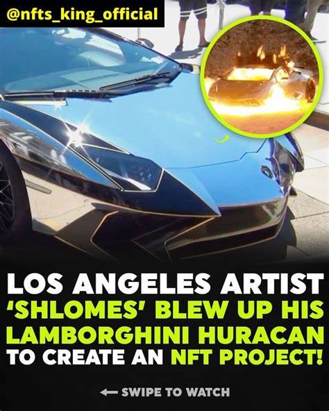 An Artist Blew Up a Lamborghini. Now, They’re Selling the Pieces as NFTs. - nft now