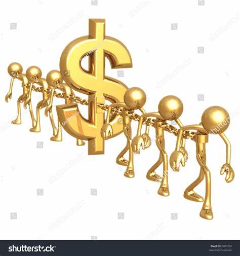 Chained to dollar chains