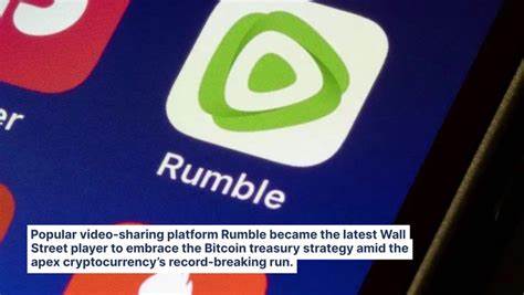 Rumble Bets On Bitcoin With New Treasury Strategy, CEO Calls It An 'Excellent Addition' - MARA Holdings (NASDAQ:MARA) - Benzinga