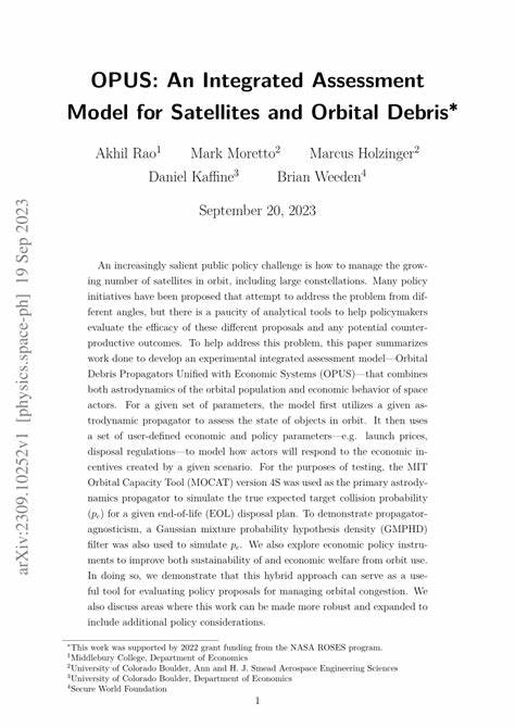 A New Assessment of the Stability of the Orbital Debris Environment  [pdf]