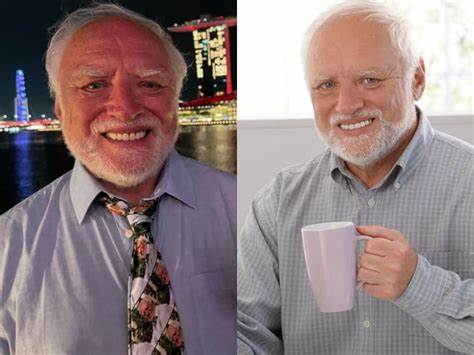 Man behind 'Hide The Pain Harold' meme is in Singapore for crypto event - CNA Lifestyle