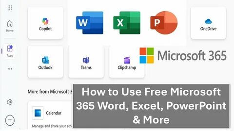 Microsoft 365 Online gratuit | Word, Excel, PowerPoint
