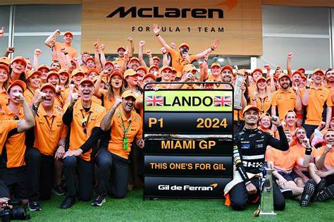 ‘I finally delivered for them’ – Norris pays tribute to McLaren after 'about time' debut F1 win in Miami - Formula 1