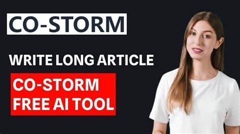 Storm – Help LLMs to write very long articles