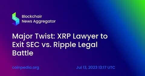 XRP to $1 Delayed: Legal Expert Predicts SEC vs Ripple Battle Will Drag on Until 2026: Guest Post by CoinPedia News - CoinMarketCap