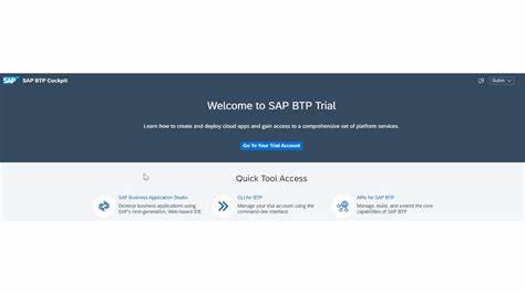 Application Front end Service now generally available in SAP BTP Trail Account