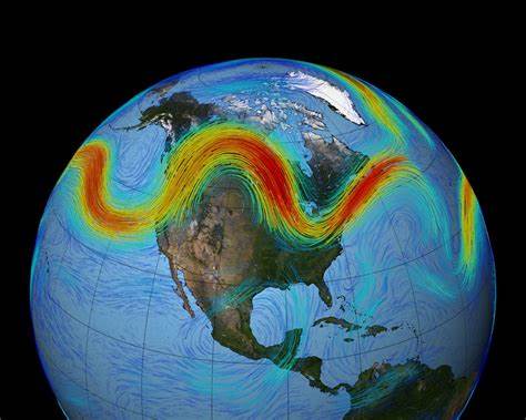 Jet stream poleward migration leads to marine primary production decrease