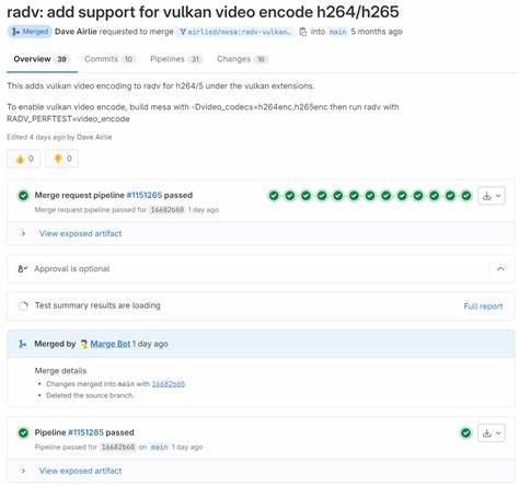 Mesa 25.2 RADV Driver Merges Support for AV1 Vulkan Video Encode