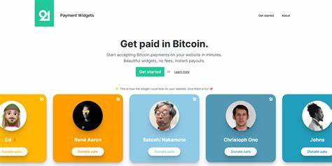 Start accepting Bitcoin payments on your website in minutes. Beautiful widgets, no fees, instant payouts