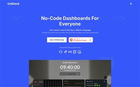 Show HN: UniDeck – No-code dashboard builder for your new-tab or your company