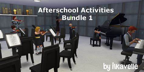 Afterschool Activities Bundle1 - The Sims 4 Mods - CurseForge