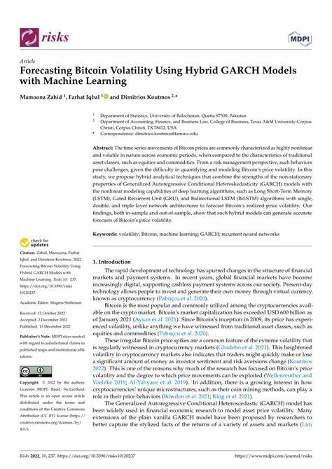 Forecasting and trading Bitcoin with machine learning techniques and a hybrid volatility/sentiment leverage - Wiley Online Library