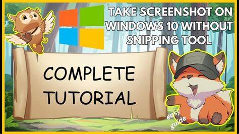 How to screen capture windows 10 without the built-in snipping tool?