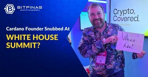 Charles Hoskinson, Founder of Cardano, Excluded from White House Crypto Summit? - NameCoinNews