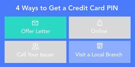 Do credit cards have PINs?