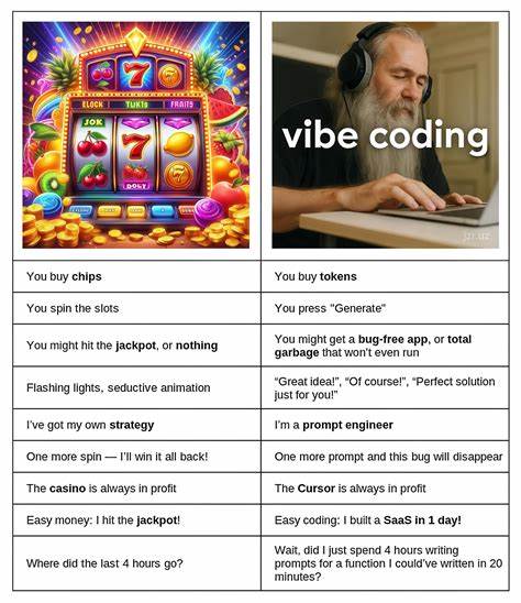 Vibe Coding Casino: Rise of programming by slot machine