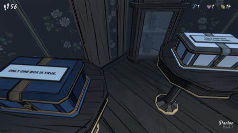 Parlor Box – Daily logic puzzle based on Blue Prince