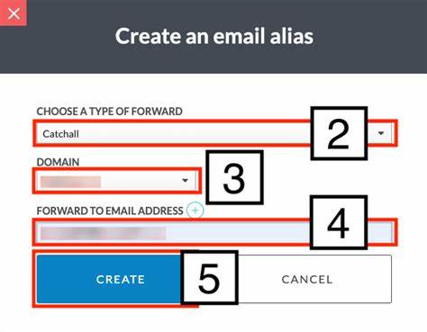 Reducing email spam with a domain and catch-all aliases