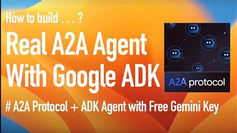 A2A Protocol ADK guide – hands-on demo for building agents