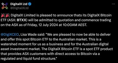 Perth’s DigitalX wins second ASX Bitcoin ETF listing - The West Australian