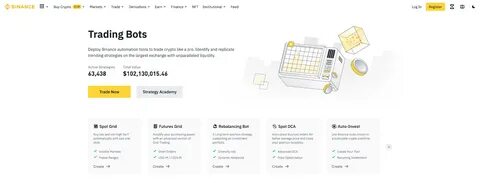 How to Use the Binance Trading Bots Landing Page - Binance