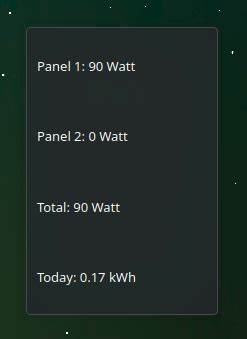 Show HN: EZMonitor – KDE Plasmoid to Monitor Solar Panel Output