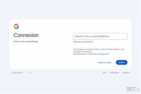 Connexion : comptes Google