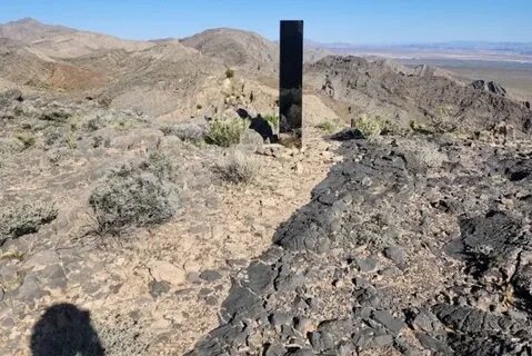 Mysterious Monolith with Cryptocurrency QR Code Pops Up at Seven Magic Mountains Near Las Vegas - Hoodline