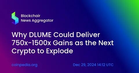 Want That Dream Car? DLUME Emerges as the Best Crypto to Buy Now Among 2025’s Top Picks - Finbold - Finance in Bold