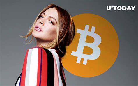 Lindsay Lohan Tweets About Sending Bitcoin to the Moon While BTC Crashes Five Percent - U.Today