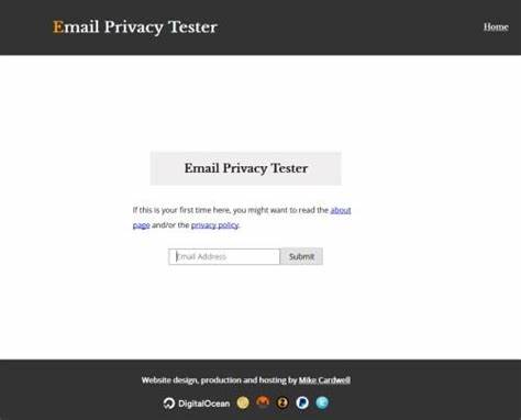 Email Privacy Tester
