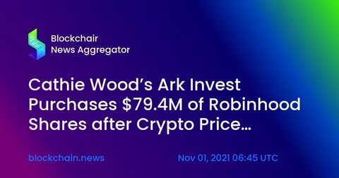 ARK Invest Bitcoin Purchase: Cathie Wood Bets Big on Crypto With $80M Buy