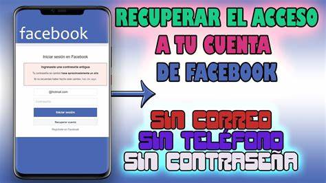 Recuperar contraseña de Facebook: con y sin correo o número - CCM