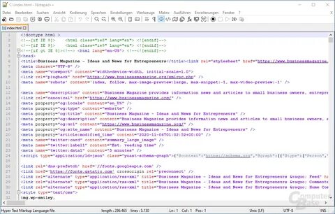 Notepad++ Download - ComputerBase