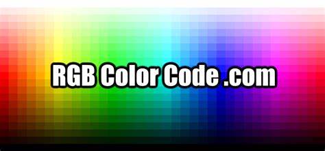 RGB Color Code Color Picker, Codes, Converters
