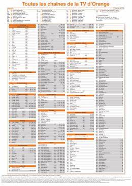 Toutes les chaînes - OrangeTV