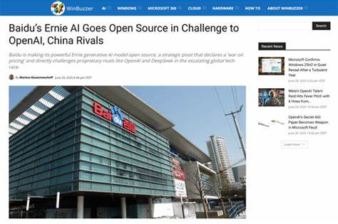 Baidu's open source Ernie is about to hit the market