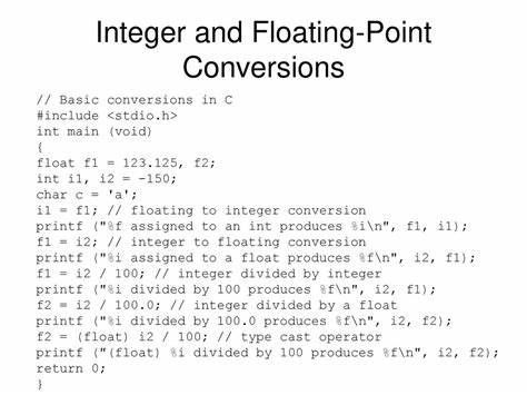 Converting Integers to Floats Using Hyperfocus (2022)