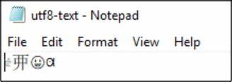Corrected UTF-8